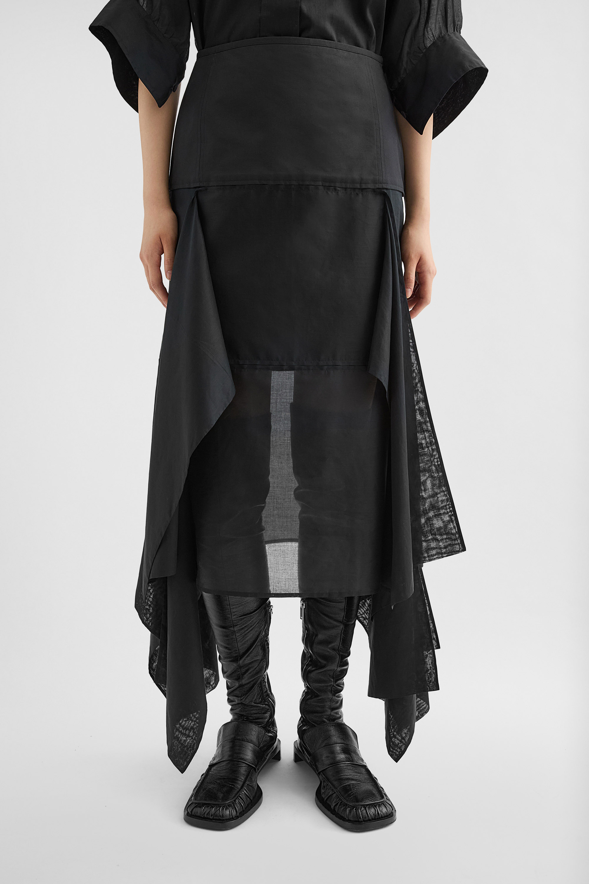 Cotton Muslin Panelled Skirt - Skirts - Image 2
