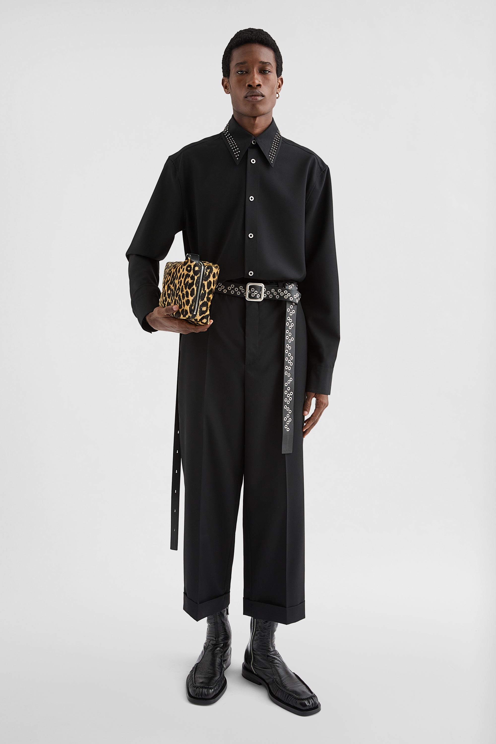 Wool Poplin Shirt - Shirts - Image 1