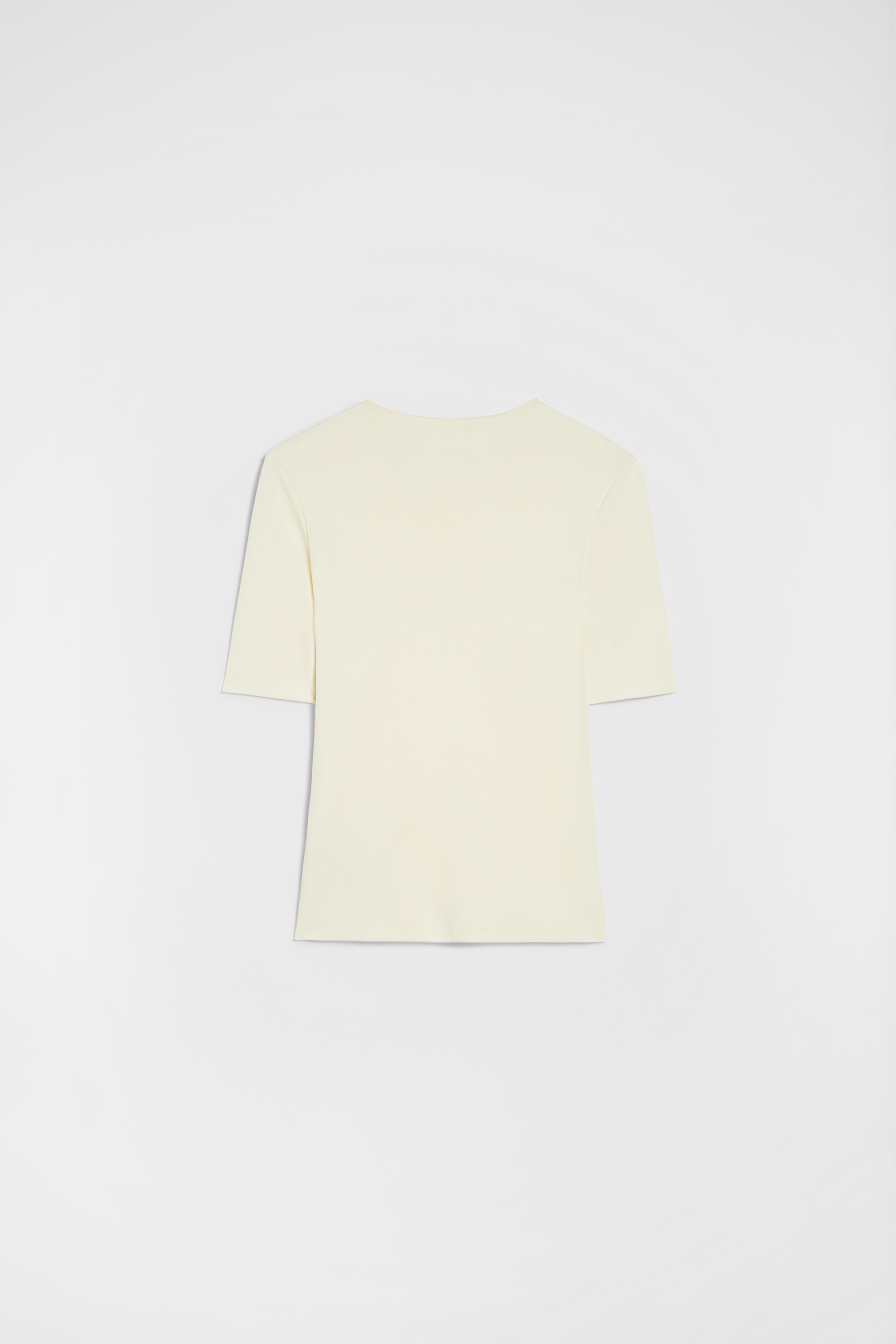 T-Shirt mit Rundhalsausschnitt aus fließender Viskose - Tops - Image 7