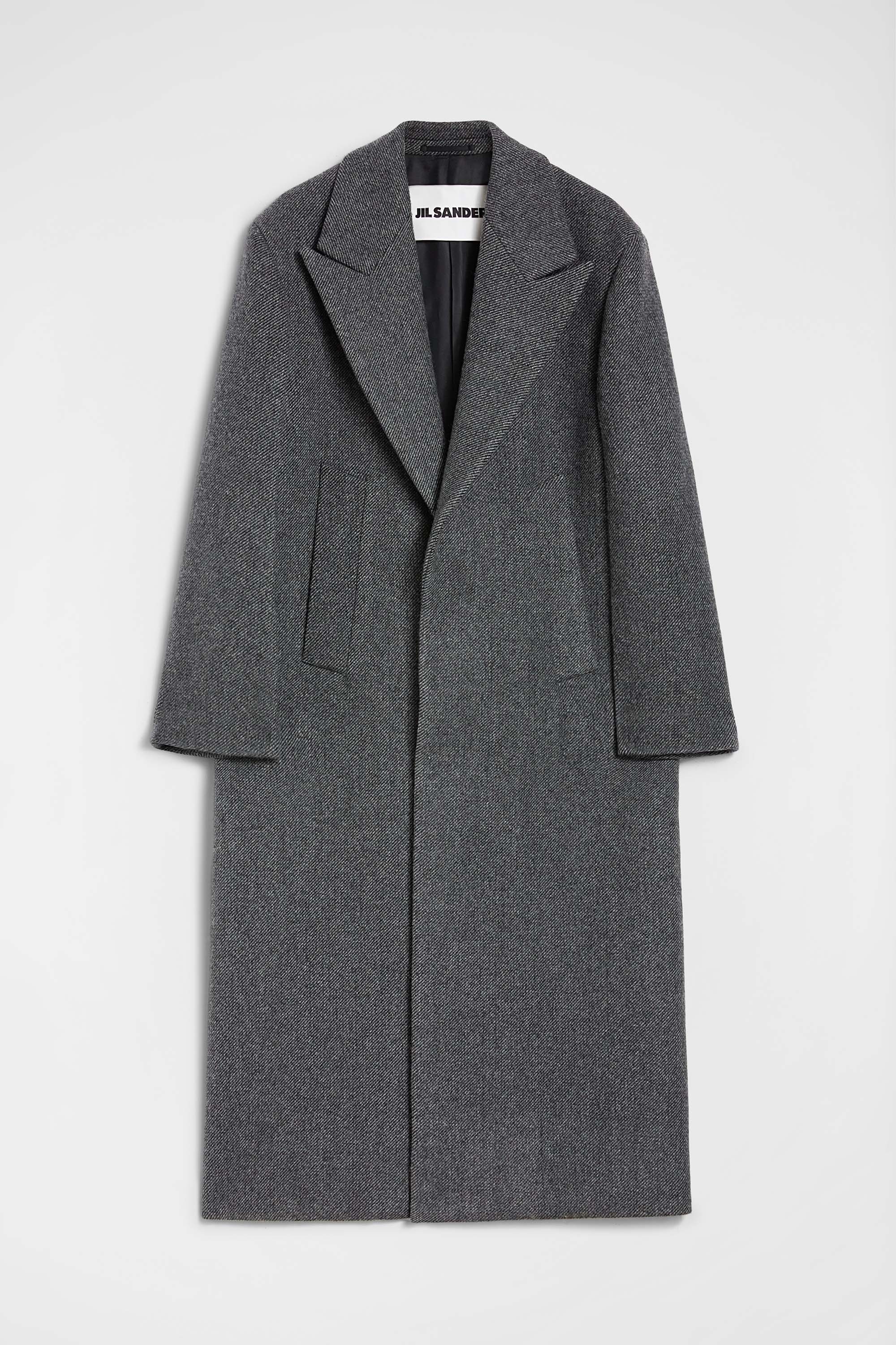Wool Gabardine Tailored Coat - Coats - Image 5