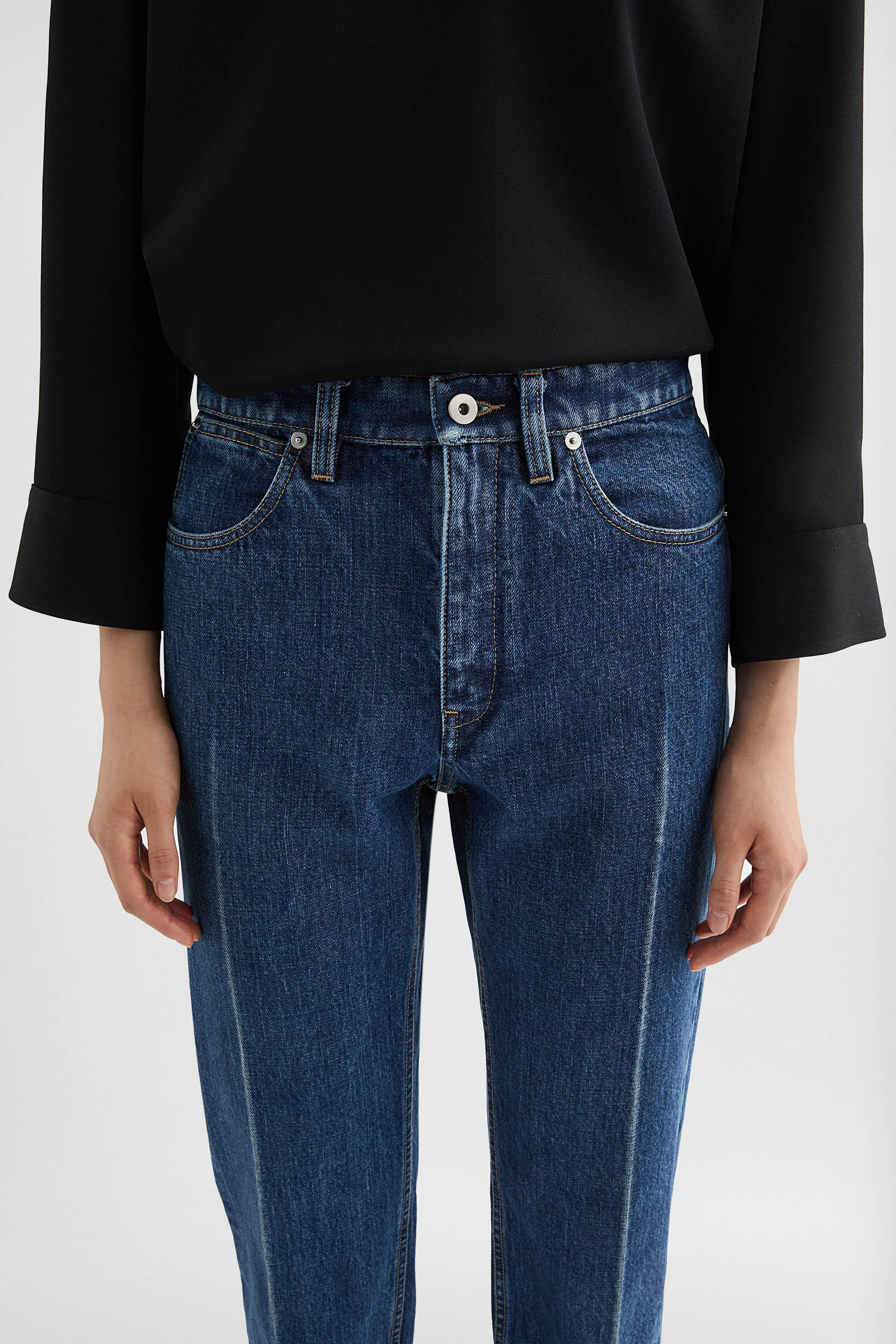 Slim Denim Trousers - Trousers - Image 5