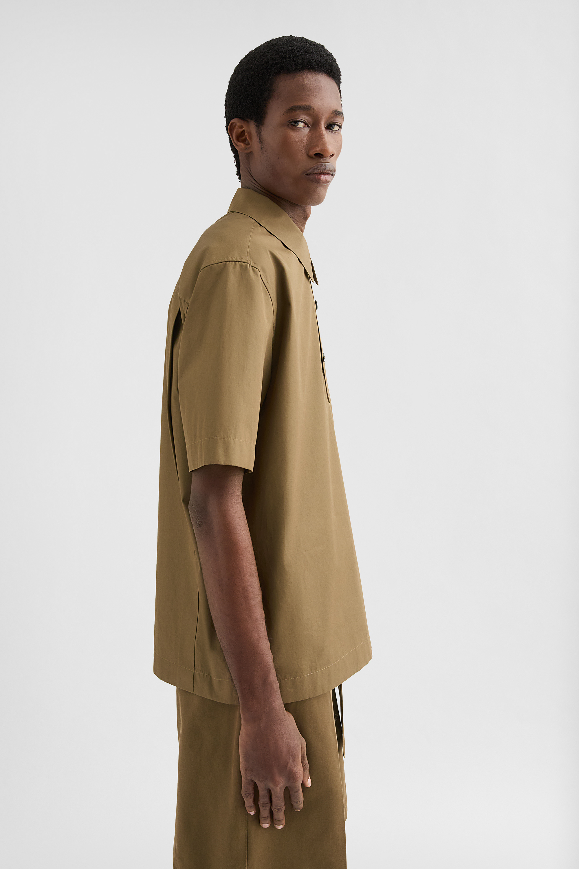 Cotton Taffeta Polo Shirt - Shirts - Image 2