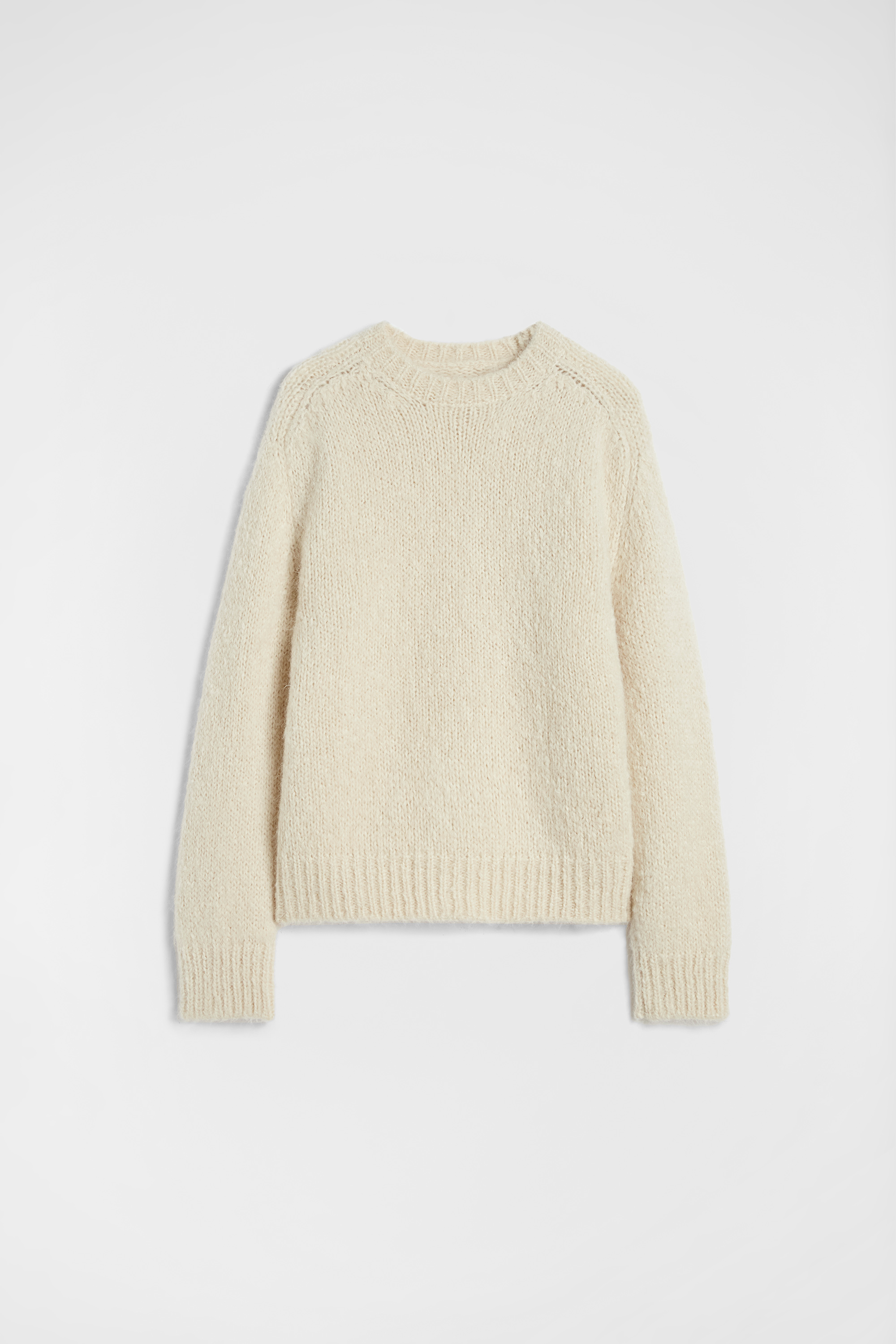 Wool Blend Crew-Neck Sweater - Sweaters - Image 5