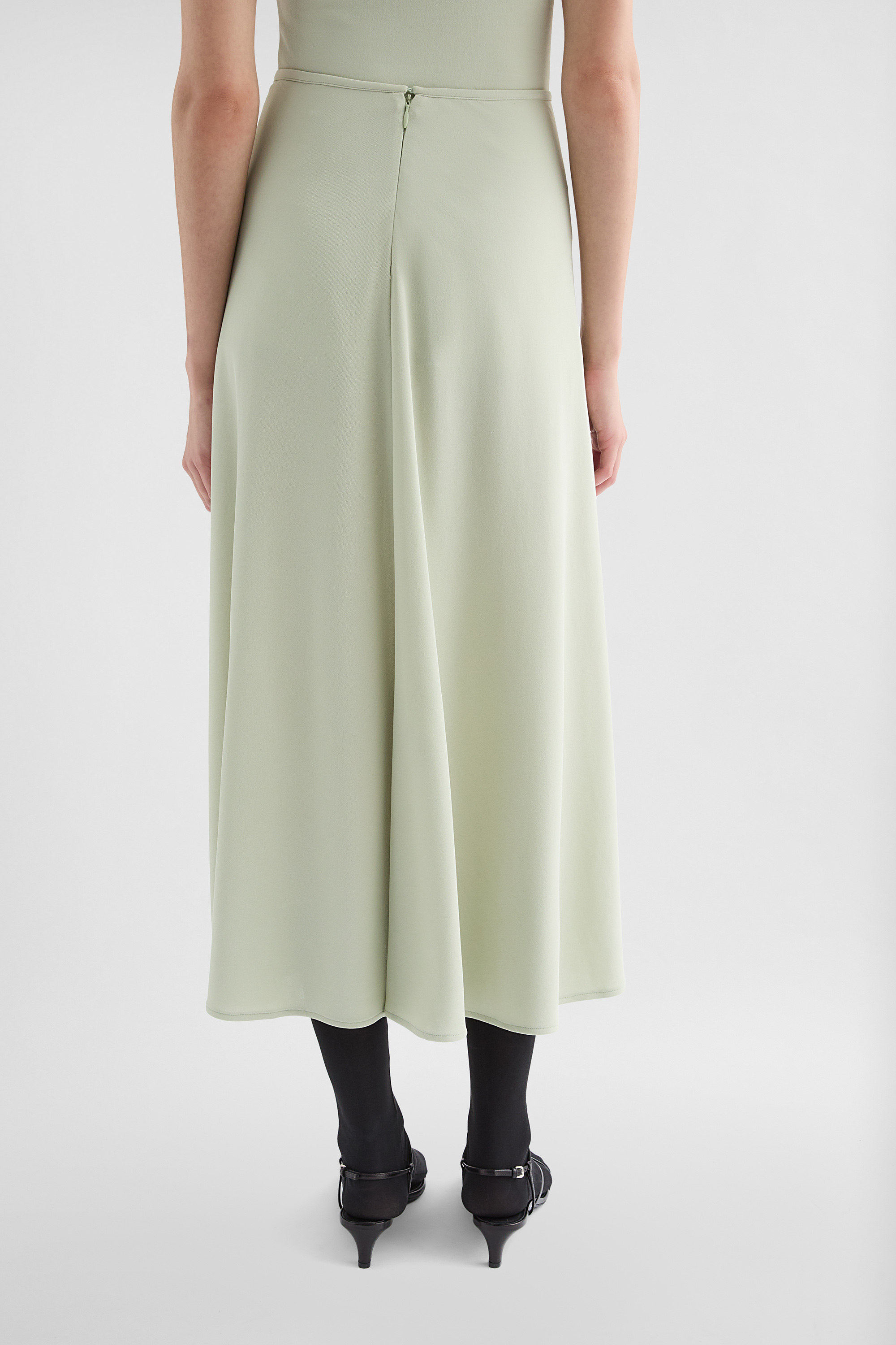 Fluid Viscose Skirt - Skirts - Image 4