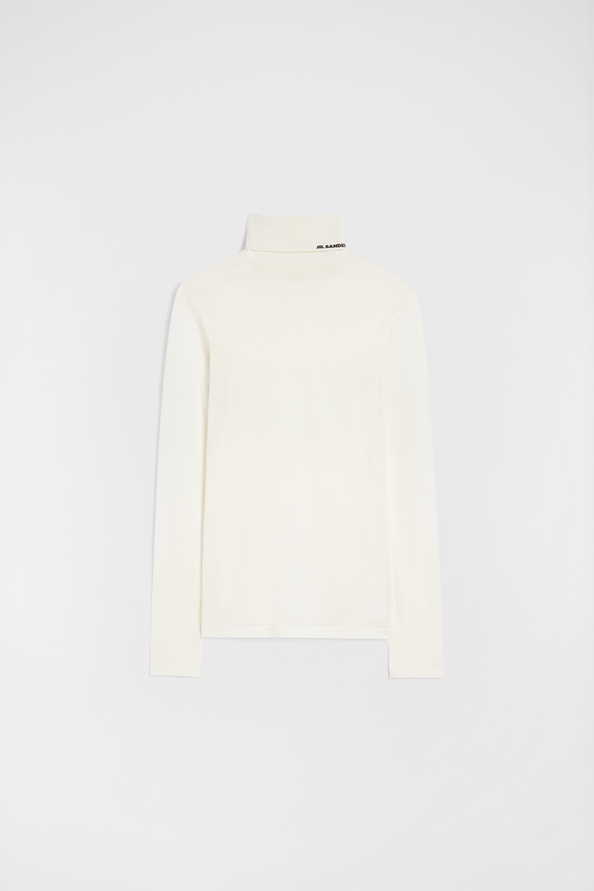 Lightweight Wool Blend High-Neck T-Shirt - T-shirts - Image 6