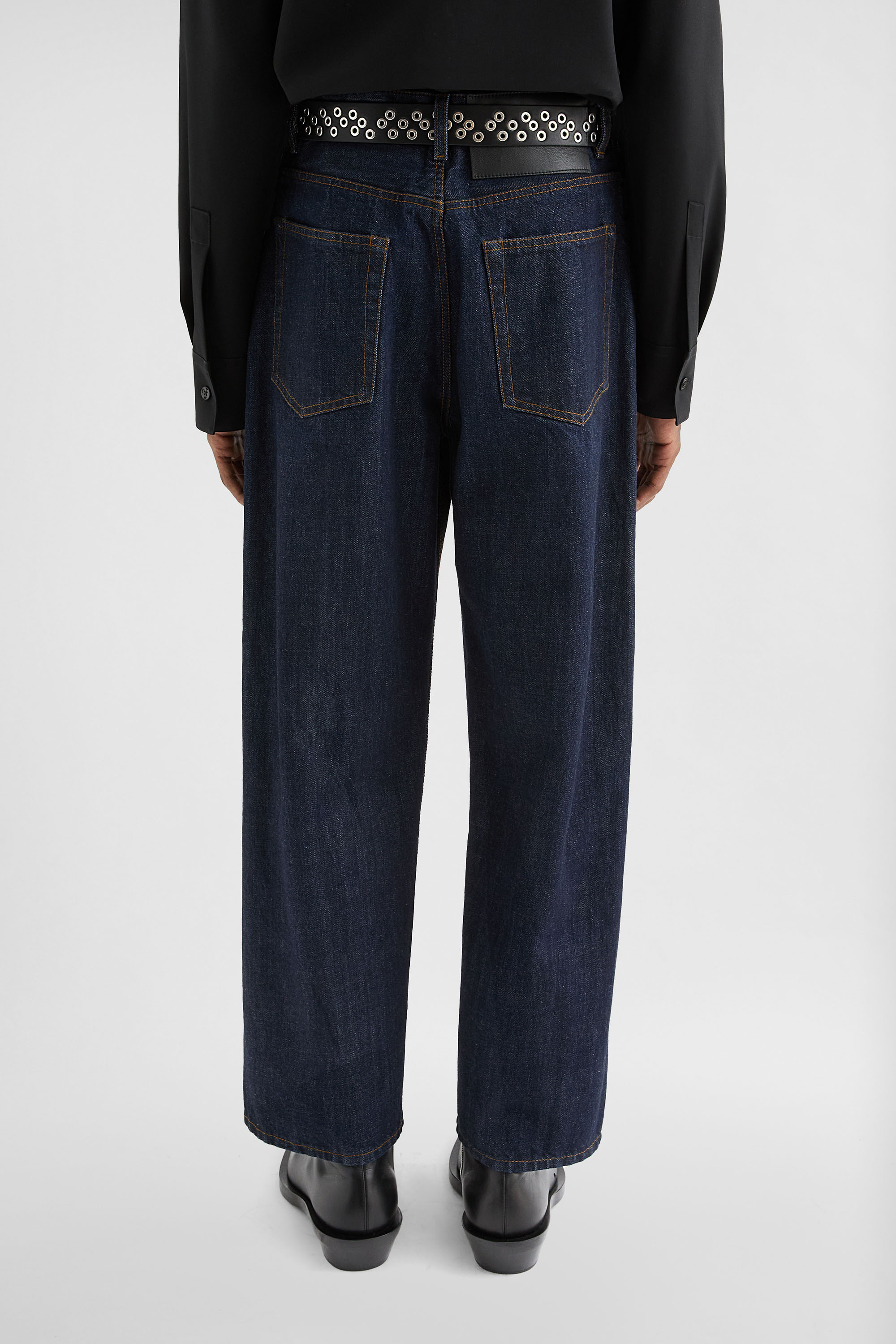 Loose Denim Trousers - Trousers - Image 4