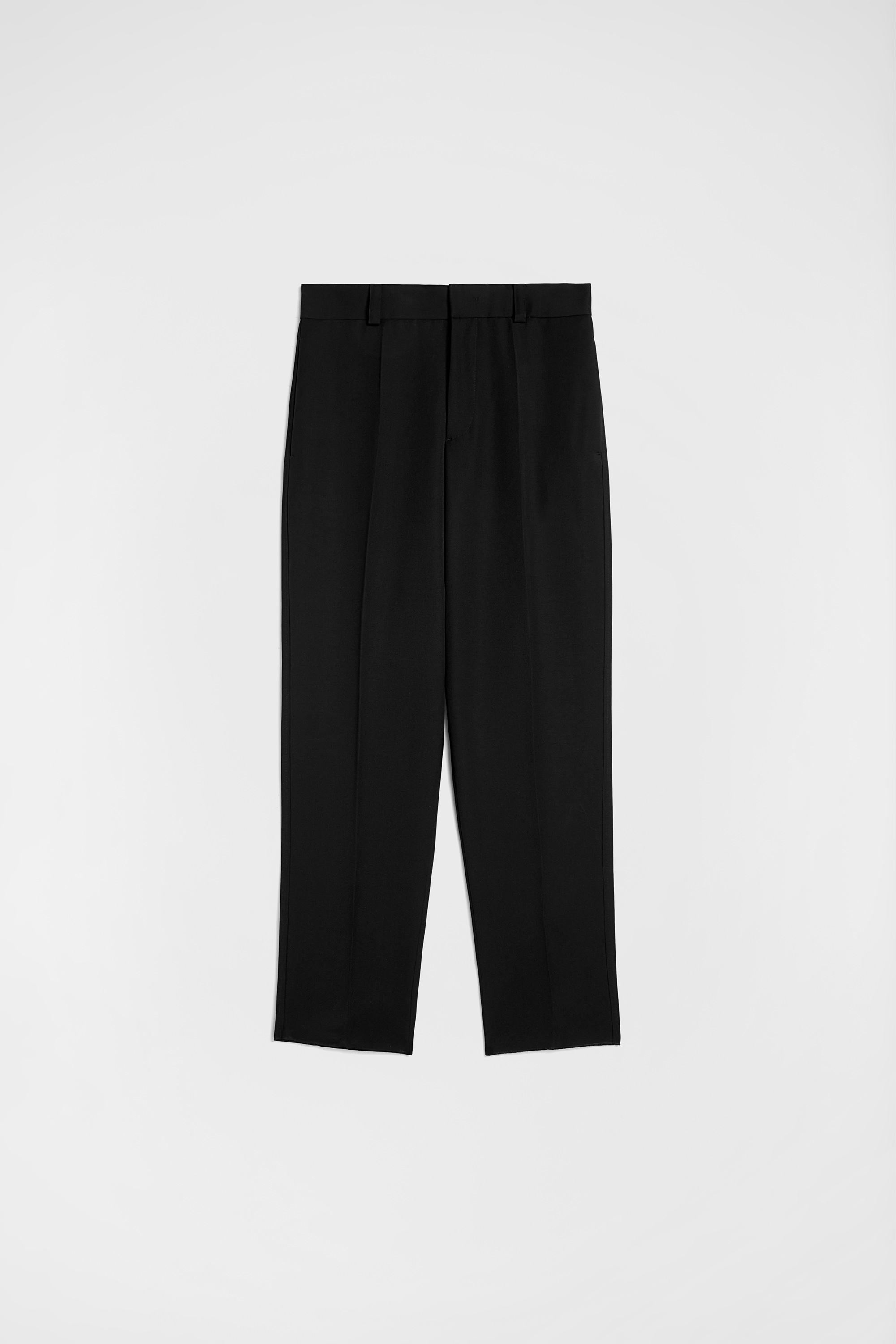 Wool Gabardine Trousers - Trousers - Image 6