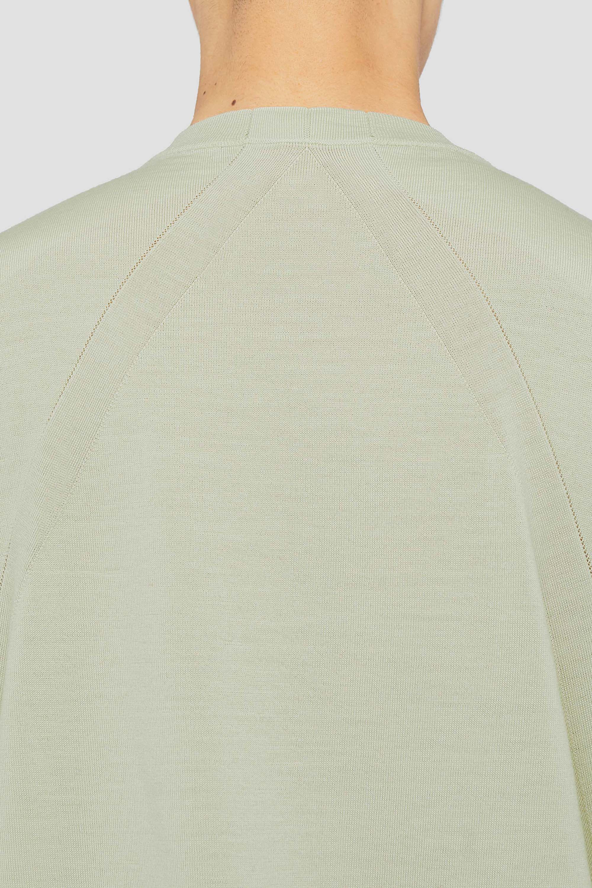 Lightweight Wool Crew-Neck Sweater - Sweaters - Image 3