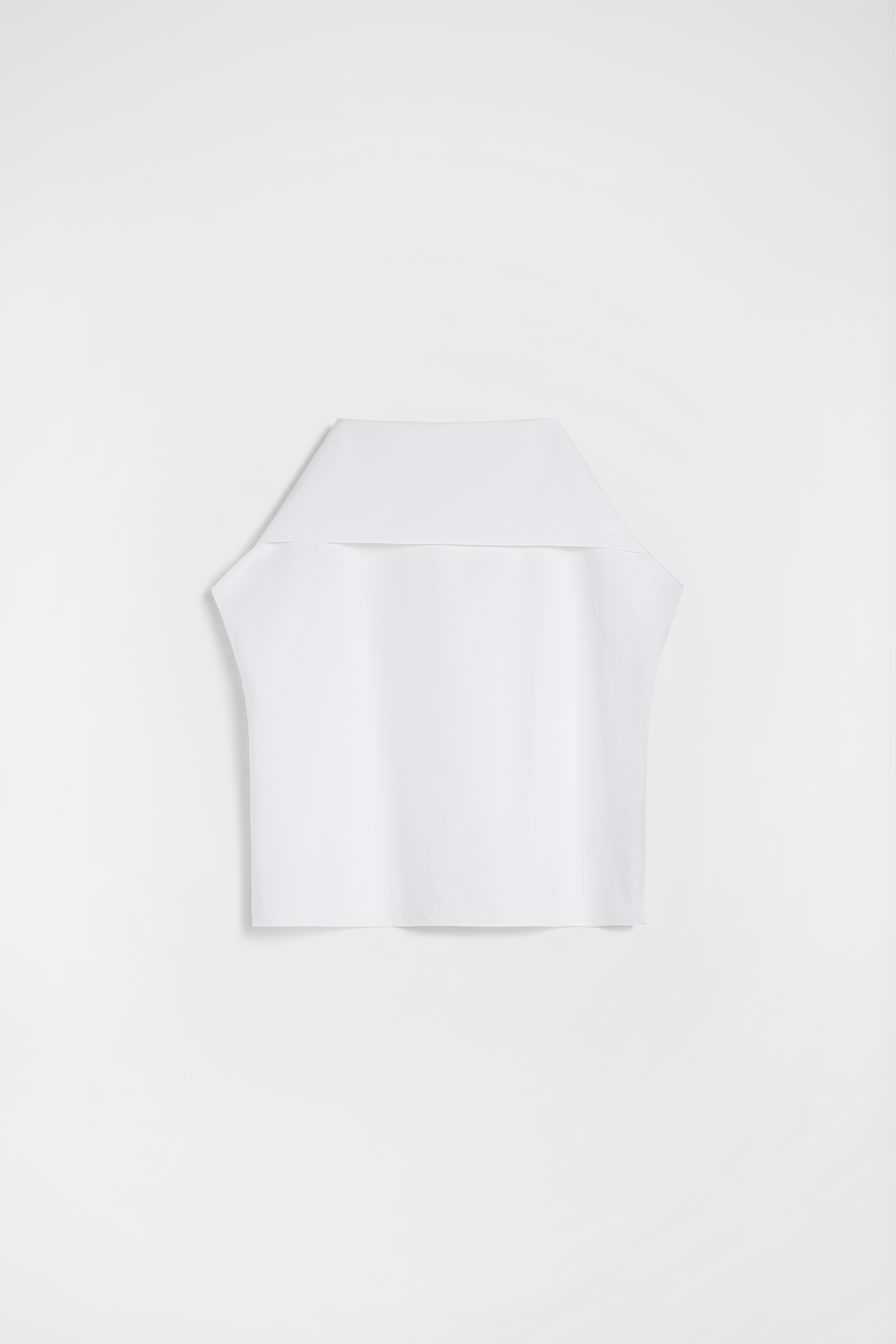 Cotton Poplin Caped Top - Tops - Image 7
