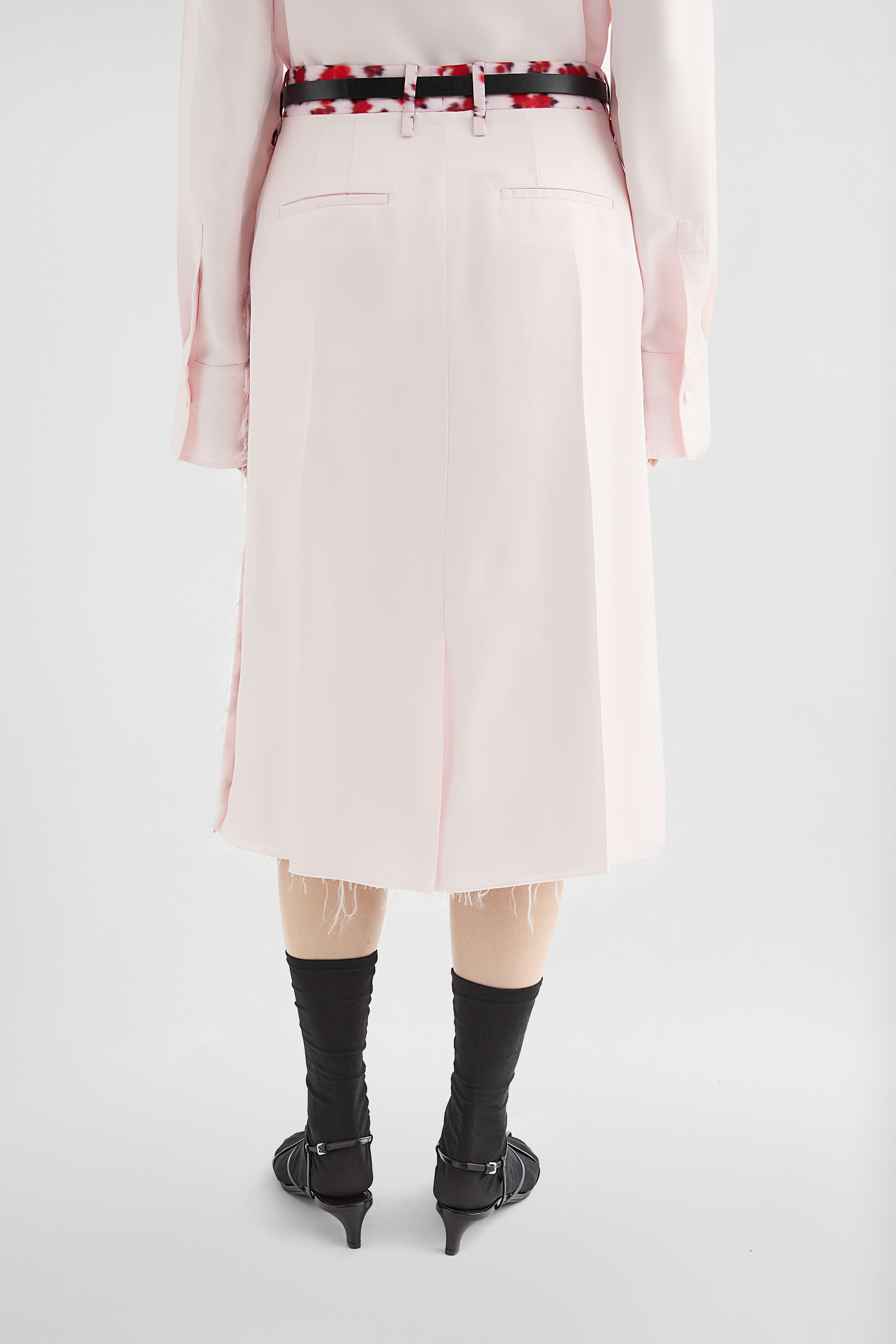 Fluid Viscose Printed Skirt - Skirts - Image 4